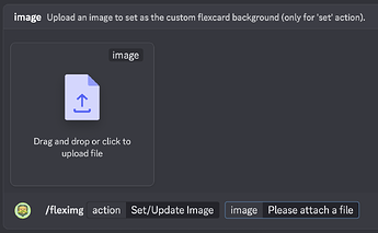 Setting a custom flexcard in Discord