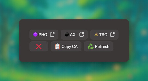 Discord example with 3 buttons